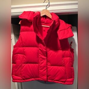 Lululemon Wunder Puff cropped vest size 8